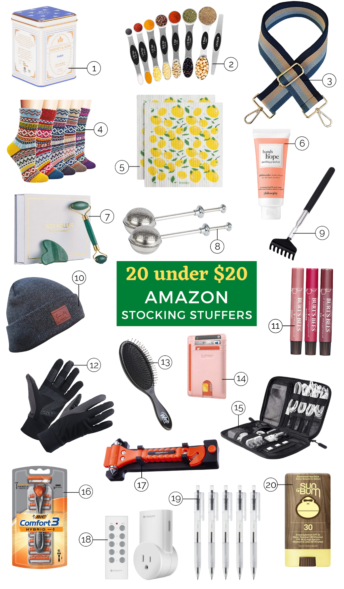 amazon stocking stuffers, amazon gifts under $20, amazon stocking stuffer ideas
