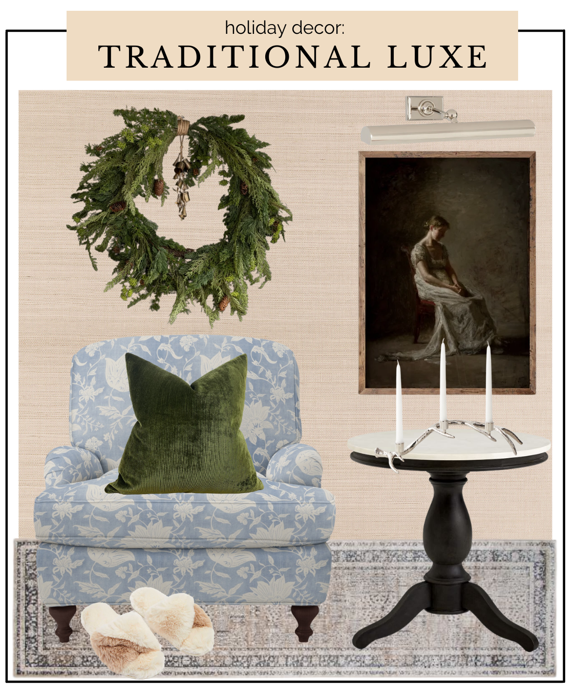 traditional luxe decor, traditional christmas decor ideas, traditional luxury decorating