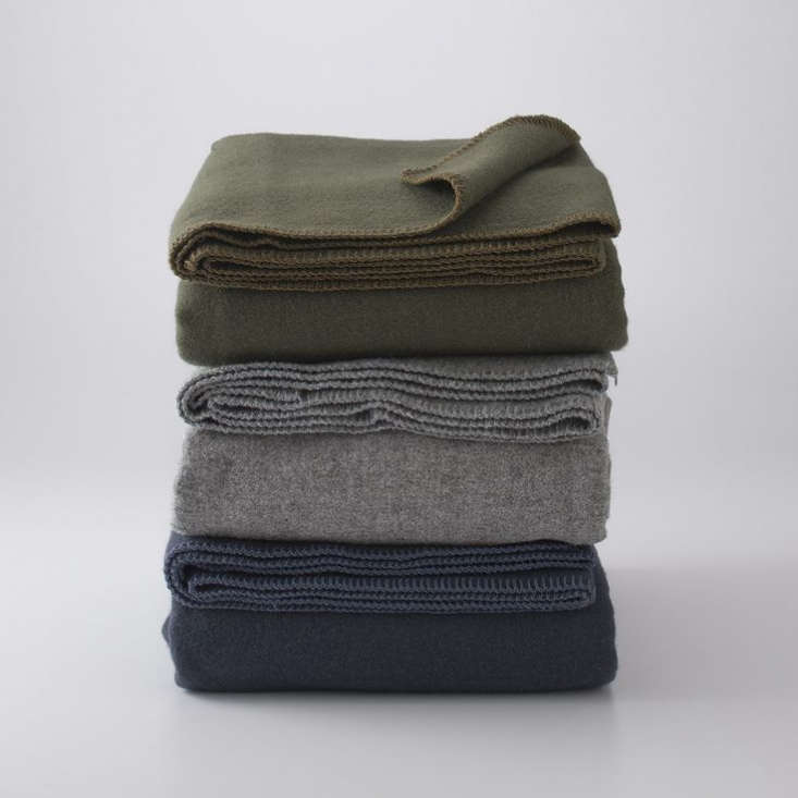 the trusty service blanket, made from wool. (these are utility service blankets 10