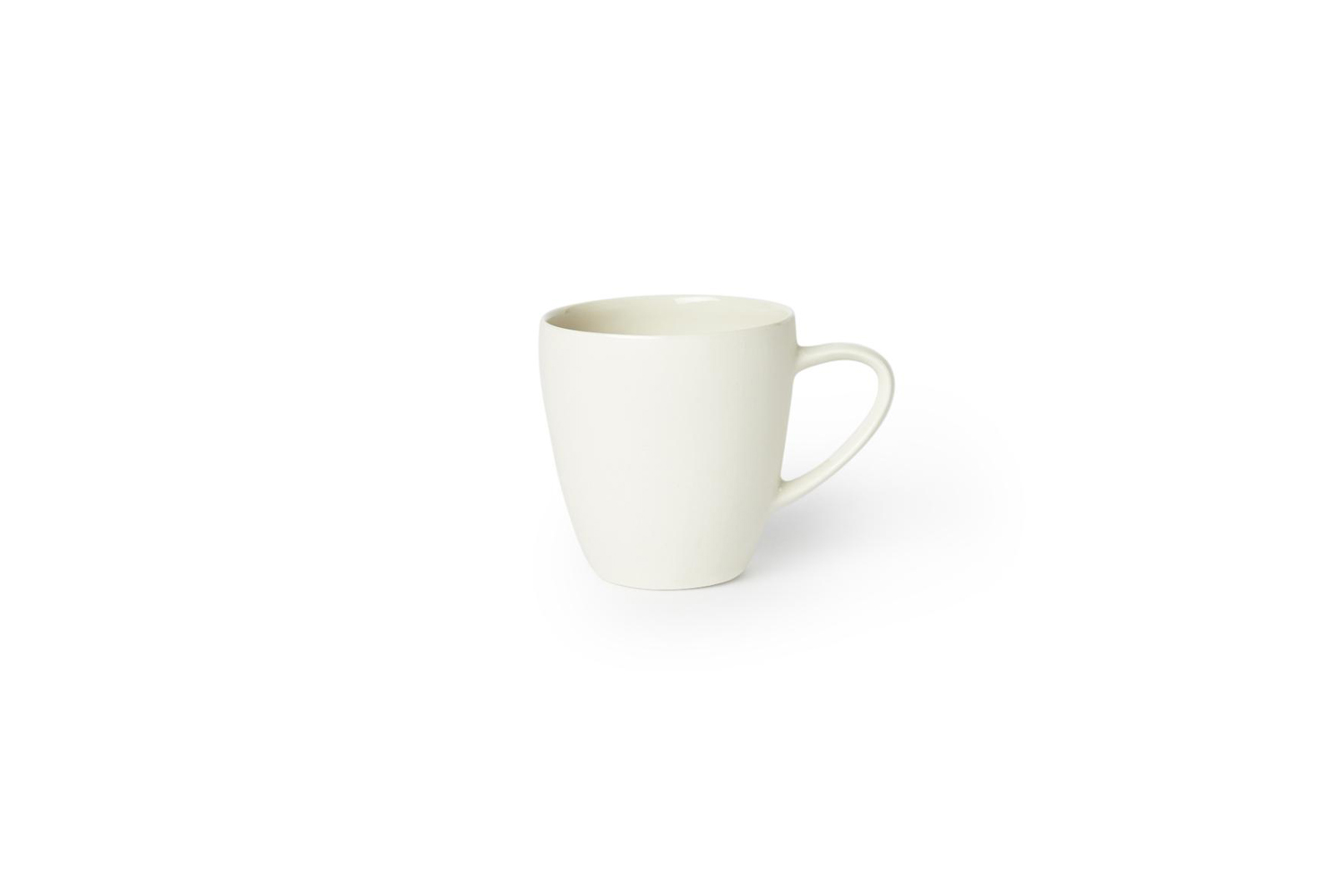 from mud australia, the mug with handle, shown in milk, is \$64 aud at mud. 13
