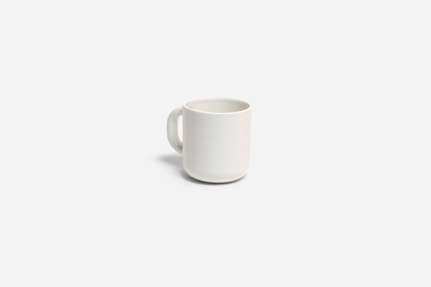 the felt + fat coffee cup in white is \$37. 14
