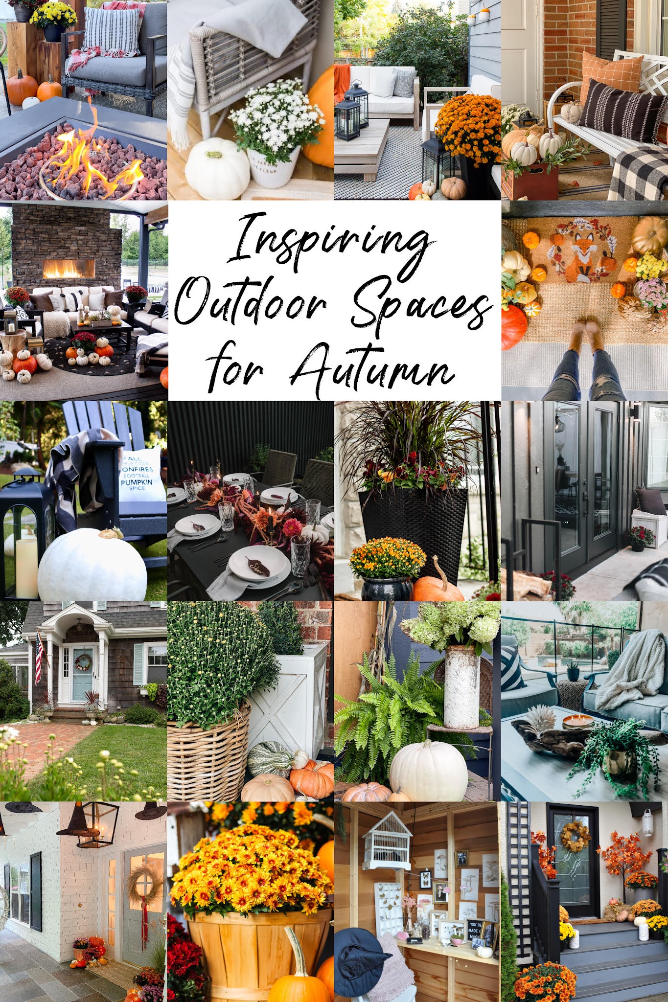 fall front porch decorating ideas, fall outdoor decor, fall porch decor