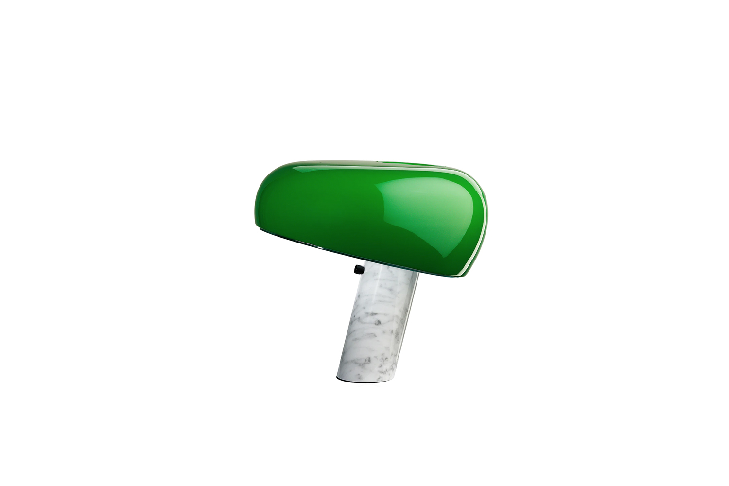 the flos snoopy marble base table lamp in green is \$\1,\295 21