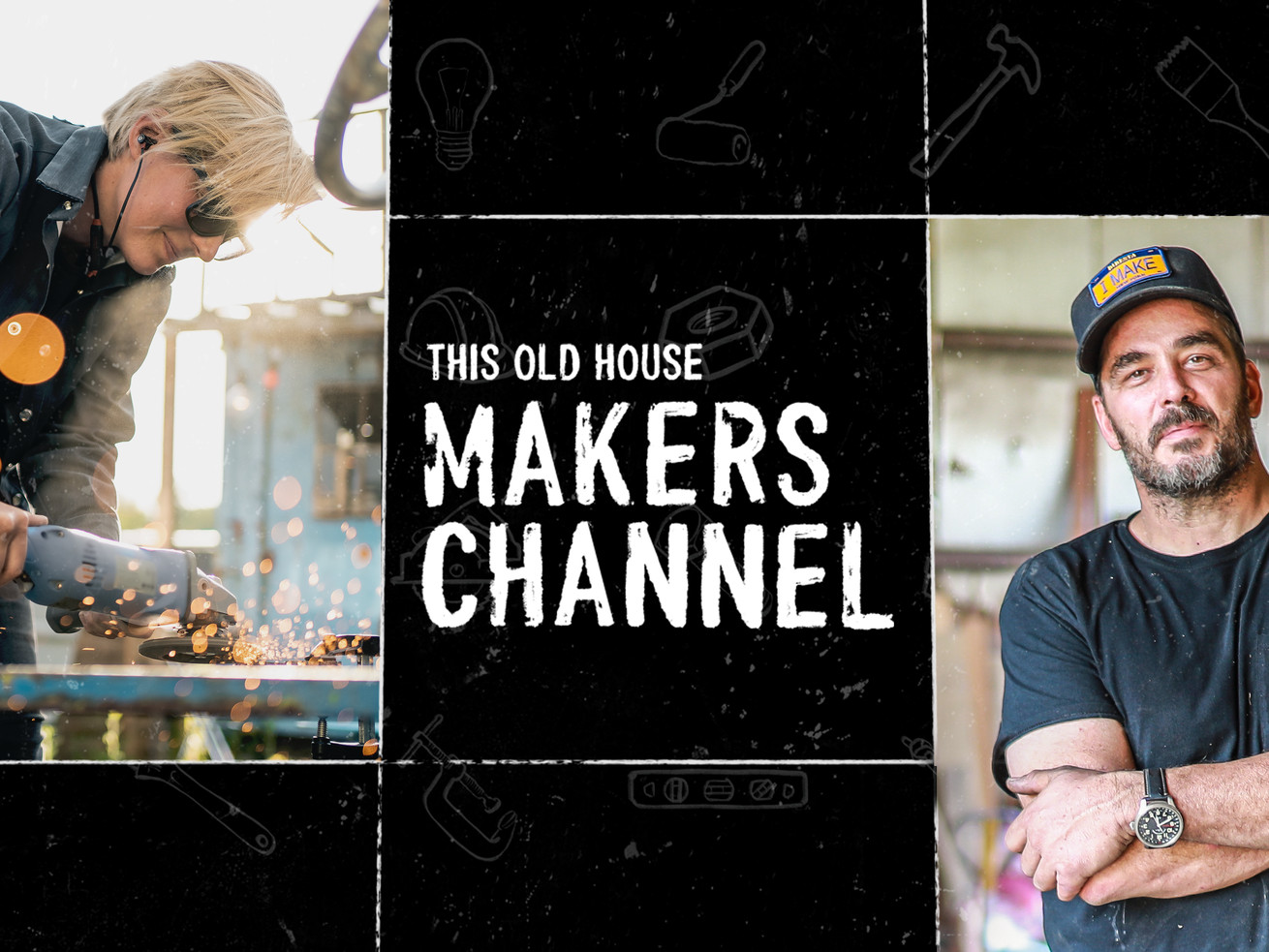 Ce logo de la chaîne Old House Makers