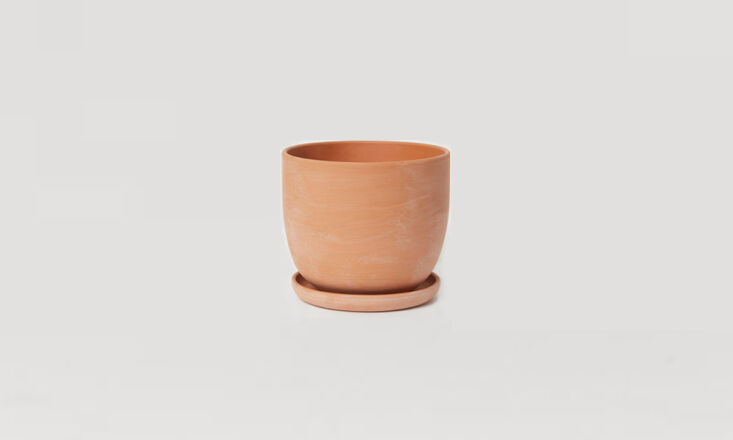 a terra cotta plant pot and saucer is \$\19.99 from h&m home. (we also like 22