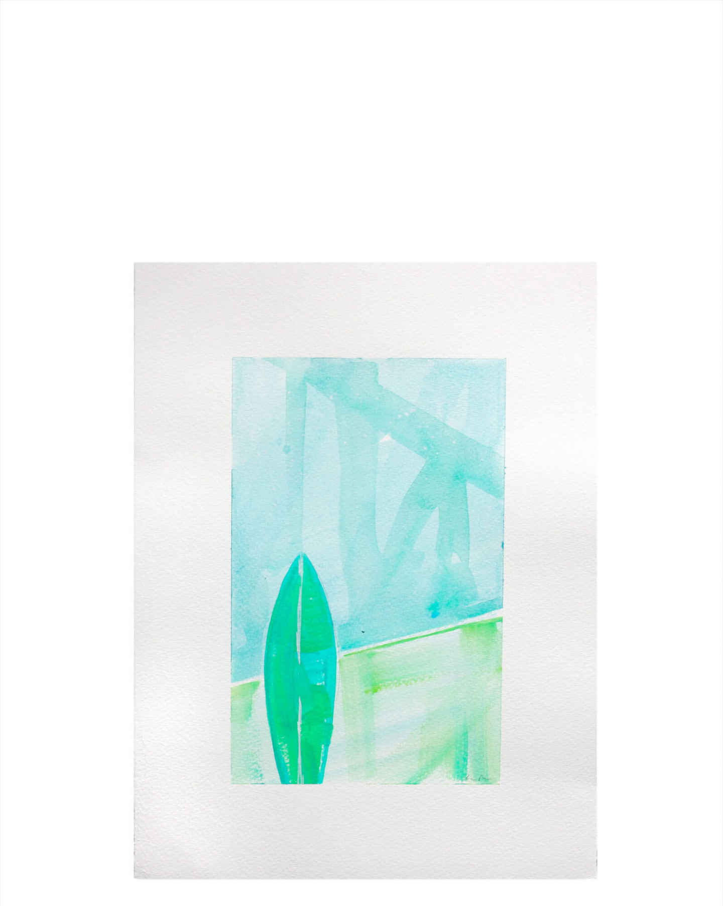 Turquoise par Emily Brown-art de Serena & amp; Lily