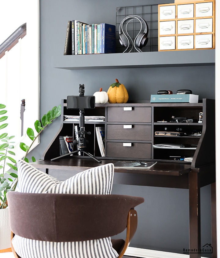 comment créer un petit bureau dans un coin de pièce